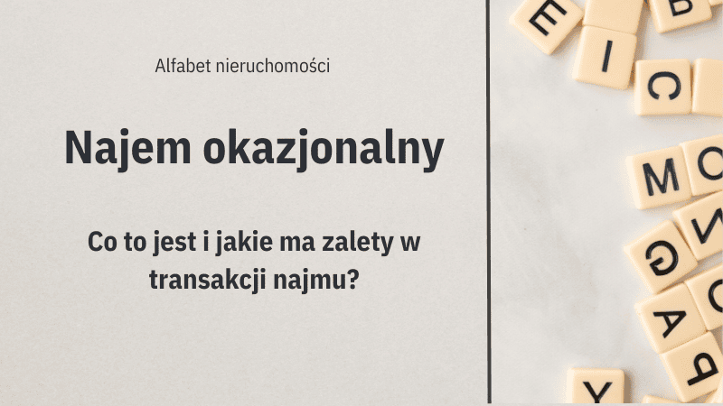 wynajem okazjonalny najem okazjonalny