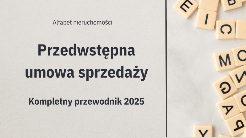 umowa przedwstępna sprzedaży mieszkania